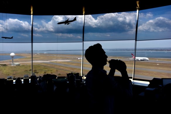 The federal government-owned Airservices has about 135 air traffic controllers in greater Sydney.