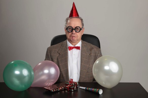 What do I do about a colleague who is too enthusiastic about getting into the holiday spirit?