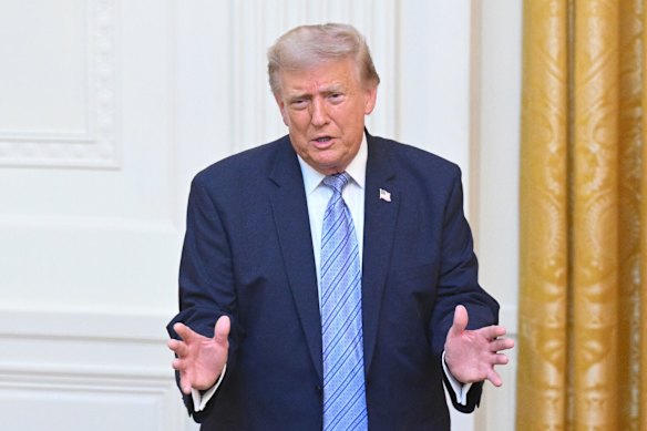 Il presidente degli Stati Uniti Donald Trump alla Casa Bianca la settimana scorsa.