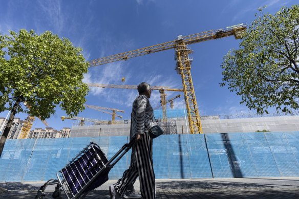 Residential buildings in Shanghai: The government has introduced some fiscal and monetary stimulus to revive the property market and some confidence in the economy.