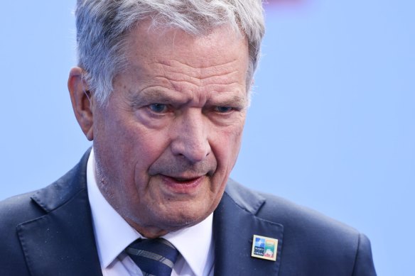 Former Finnish president Sauli Niinistö.