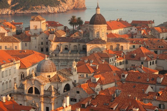 Dubrovnik’s old town is stunning, but packed with tourists.