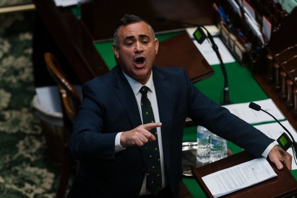 NSW Deputy Leader John Barilaro has questioned the contact tracing system that has kept him in isolation, but not some colleagues. 