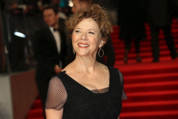 Annette Bening will fly back to the US on Friday, well short of the end of shooting on Apples Never Fall.