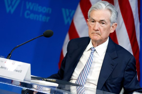 US Federal Reserve governor Jerome Powell speaking overnight at an event in Washington.