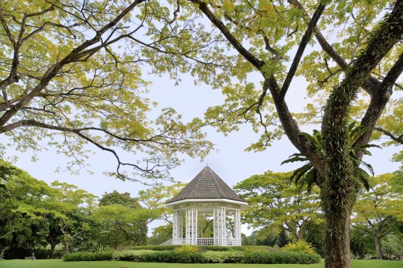 A model green capital … Singapore Botanic Gardens.