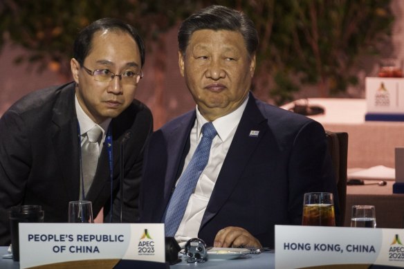 Xi Jinping drops his guard at the APEC leaders’ summit in November.