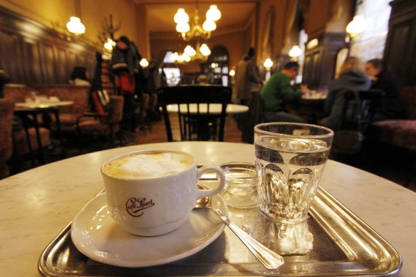 Vienna is known for its coffee.