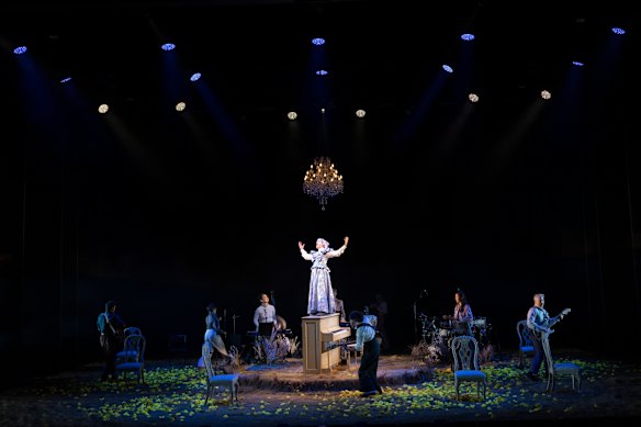 When Kala Gare hops on top of a piano the show comes alive. 