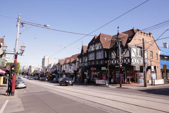 A general view of Toorak Village.