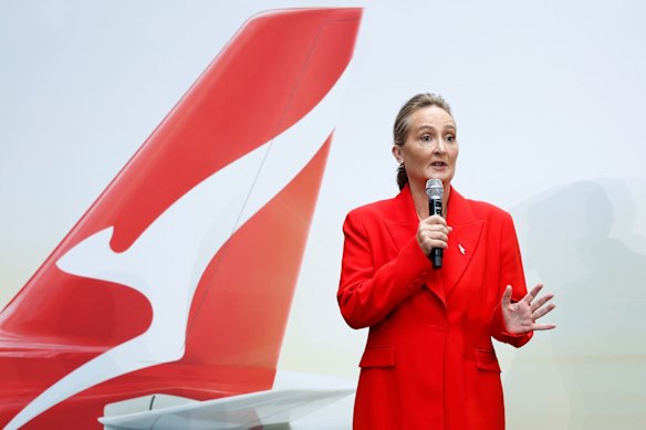 Qantas is yet to regain its place in the top 10 under chief executive Vanessa Hudson.