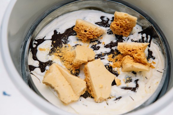 Gelato Papa’s honeycomb choc chip is our pick.