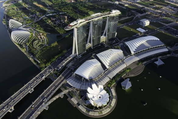 Marina Bay Sands: The iconic property is in the midst of renovation of its hotel spaces.