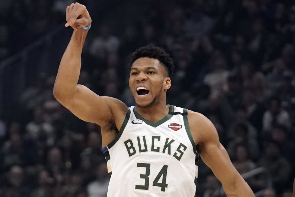 Milwaukee Bucks superstar Giannis Antetokounmpo.