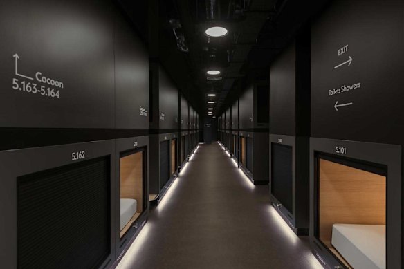 The Zedwell Capsule Hotel has 1000 individual pods