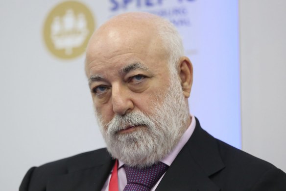 Billionaire Viktor Vekselberg is on Australia’s list of economic sanctions applied to Russians who are linked to Vladimir Putin’s regime.  