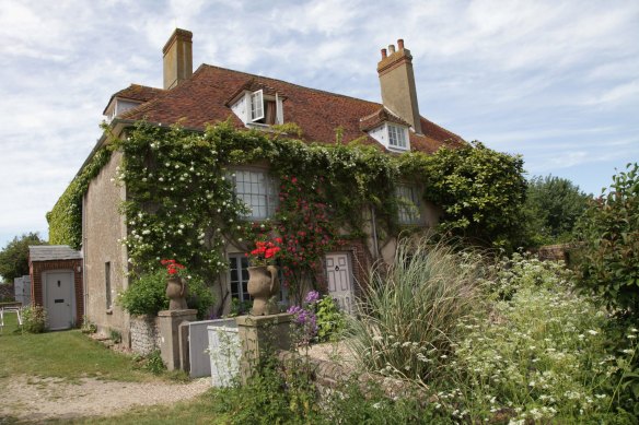 The house is modest and odd, with beauty in its simplicity.