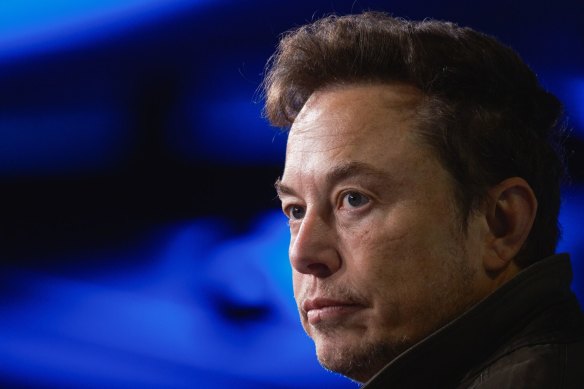 Elon Musk, chief executive officer of X, which has refused to pay a $610,500 fine from the eSafety Commissioner for allegedly failing to adequately tackle child exploitation material on its platform.
