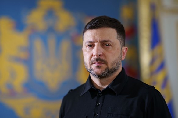 Ukrainian President Volodymyr Zelensky.