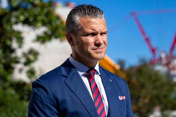 US Defence Secretary Pete Hegseth.
