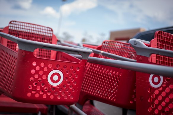 Target shares fell by nearly 25 per cent.