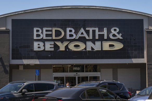 Giant retailer Bed Bath and Beyond jumped 40 per cent on Monday as retail traders piled in. 