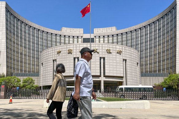 The People’s Bank of China cut two key policy rates by 10 basis points, its first rate reduction in nearly six months.