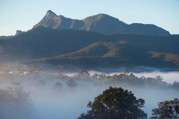 The summit track to extinct volcano Wollumbin (Mount Warning) remains closed.