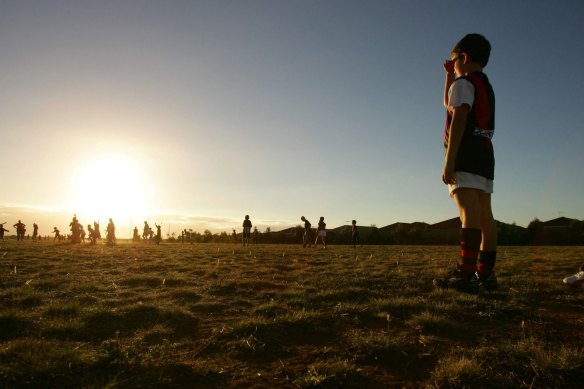 Praise was low-key when then 11-year-old Felix played his 50th game of junior footy.