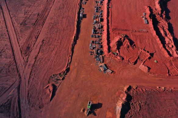 The Lynas Rare Earths processing plant in Kalgoorlie. Lynas is the only key supplier of the critical minerals outside China.