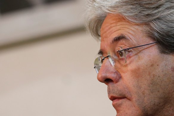 Economics Commissioner Paolo Gentiloni.