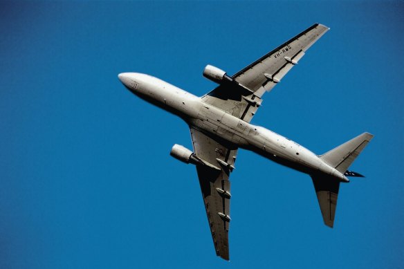 A stowaway fell from a Heathrow-bound flight, landing in a London garden.