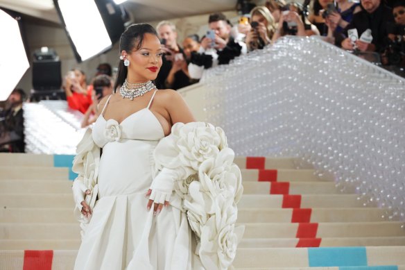 Rihanna is pregnant with her second child.