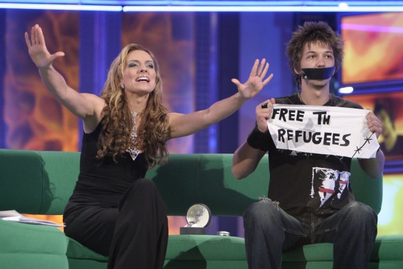 It worked for Ten back in 2004 when Big Brother contestant Merlin Luck staged a silent protest for asylum seeker rights following his eviction.