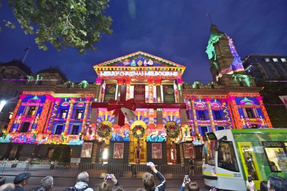 City of Melbourne has allocated $2.1 million to Christmas lights in its draft budget.