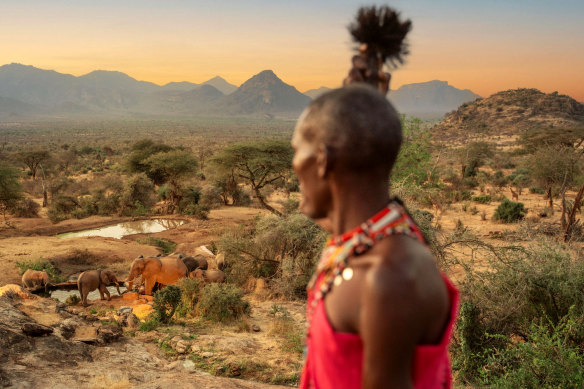 Water stop … the Sarara Camp.