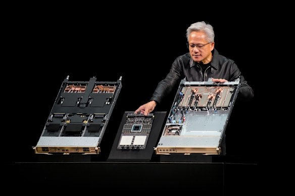 Jensen Huang, the chief executive of Nvidia.