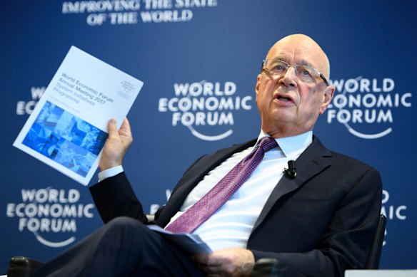 Klaus Schwab founded the World Economic Forum in 1971 before being dramatically squeezed out last year.