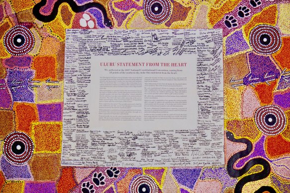 The Uluru Statement from the Heart.