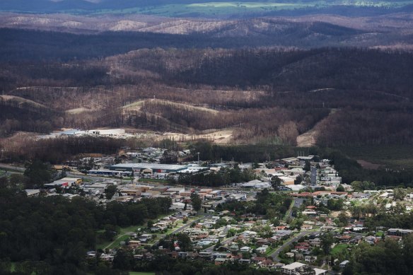 A long road to recovery: Part of the NSW South Coast that suffered from the 2019-20 bushfires.