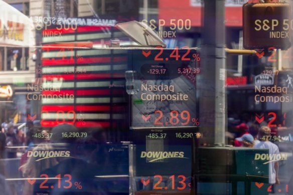 US stocks have largely been rallying to records on relief that interest rates are finally heading back down.