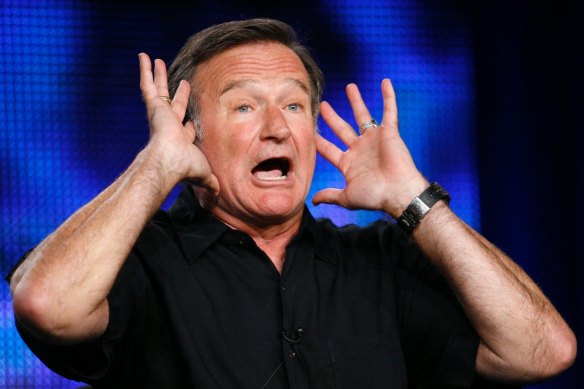 Fast talker Robin Williams in 2009. 
