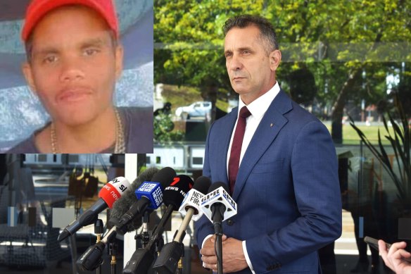 Corrective Services Minister Paul Papalia was questions about the death of Cleveland Dodd in parliament on Tuesday.