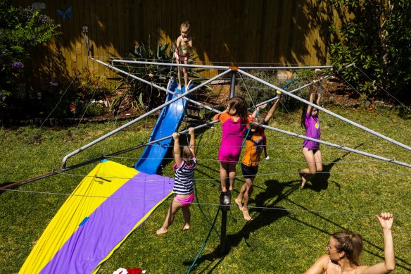 The kids had no school, no activities and no catch ups with friends so we were all going slightly crazy in the one house.