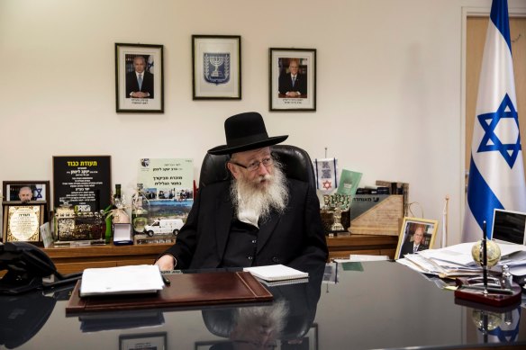 Rabbi Yaakov Litzman in 2016.