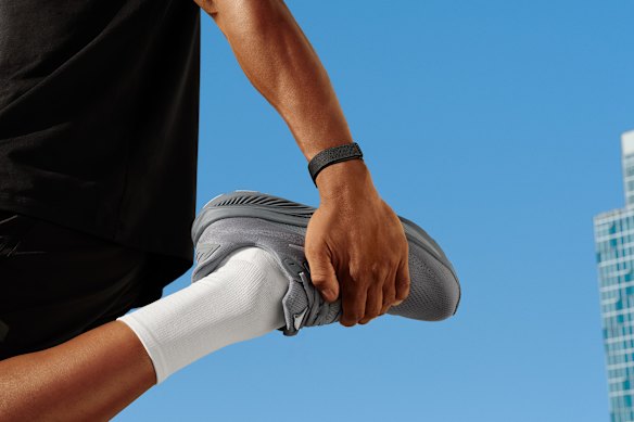 The Google Fitbit Air is a comfy, screenless band that costs $200. 