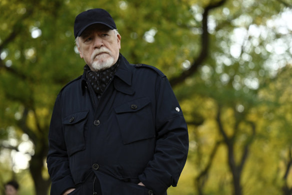 Brian Cox as the tyrannical media mogul and paterfamilias Logan Roy in the fourth and final season of Succession.