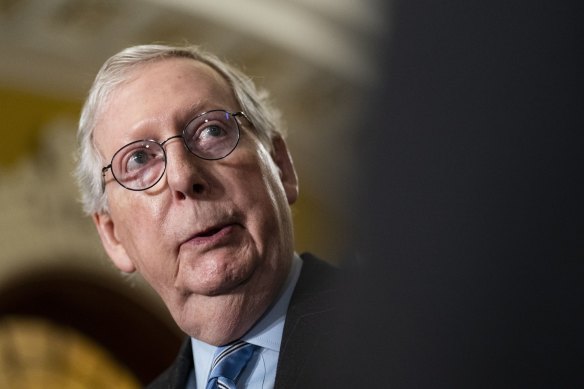 Senate Republican leader Mitch McConnell criticized Trump on Jan. 6 but later endorsed him for the 2024 nomination.