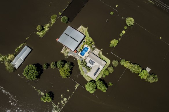 Many homes will remain cut off for days until floodwaters recede. 