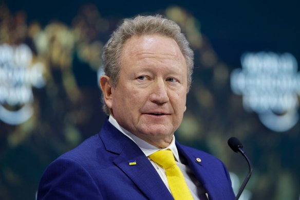 Andrew Forrest helped rescue the group in July but it is again teetering on the edge.